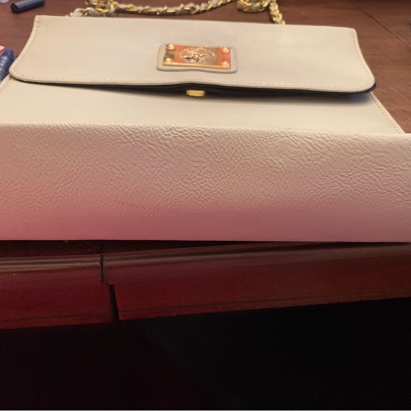 Vintage Beverly Hills Polo Club Chain handled handbag-Beige - Picture 5 of 8